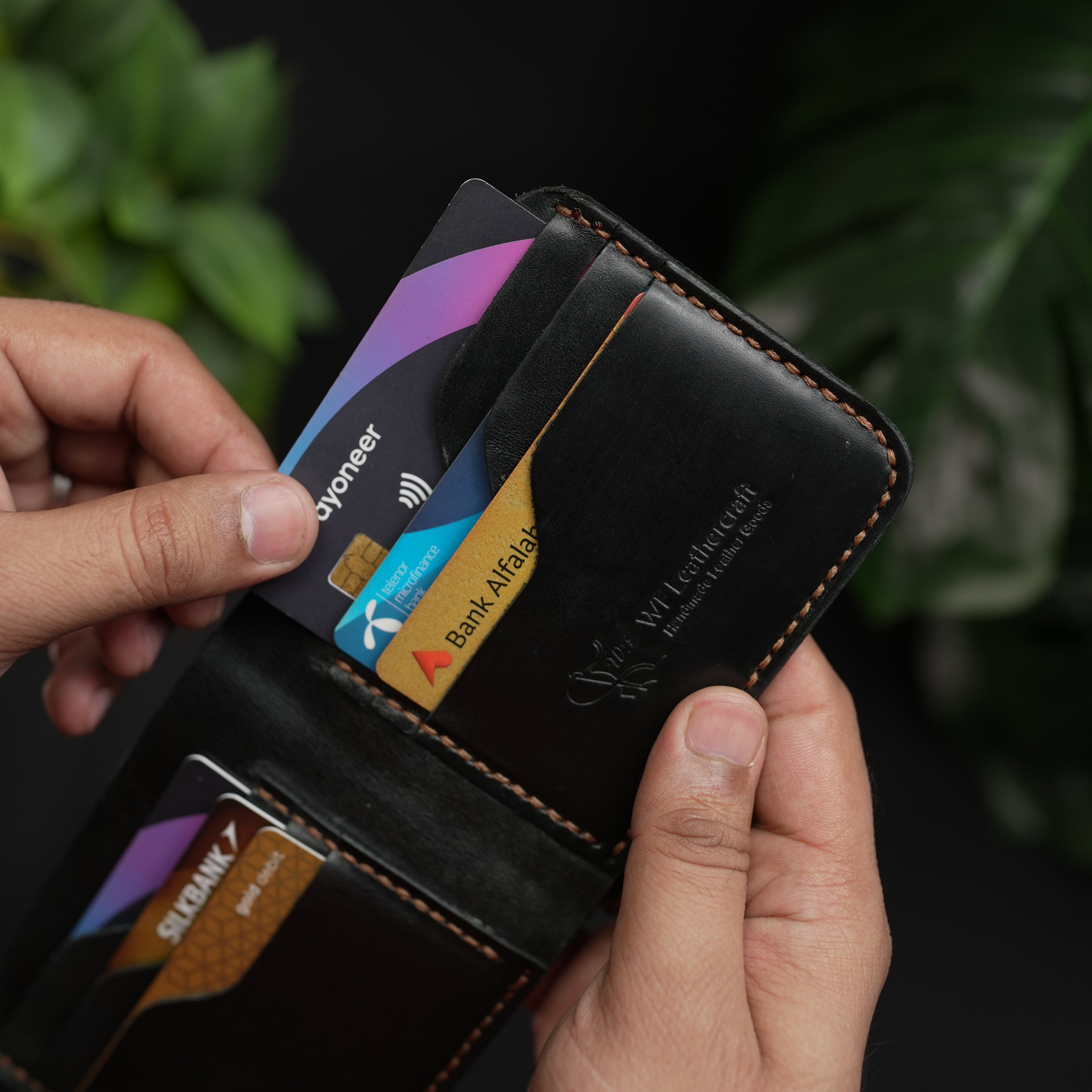 NO.55 PRO BIFOLD LEATEHR WALLET BLACK