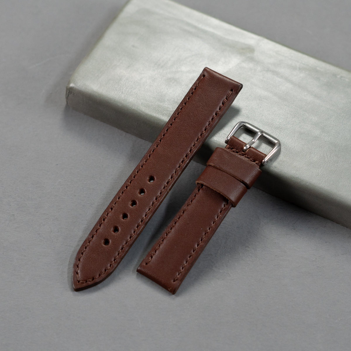 Hand-Stitched Leather Watch Strap | Premium Replacement Band