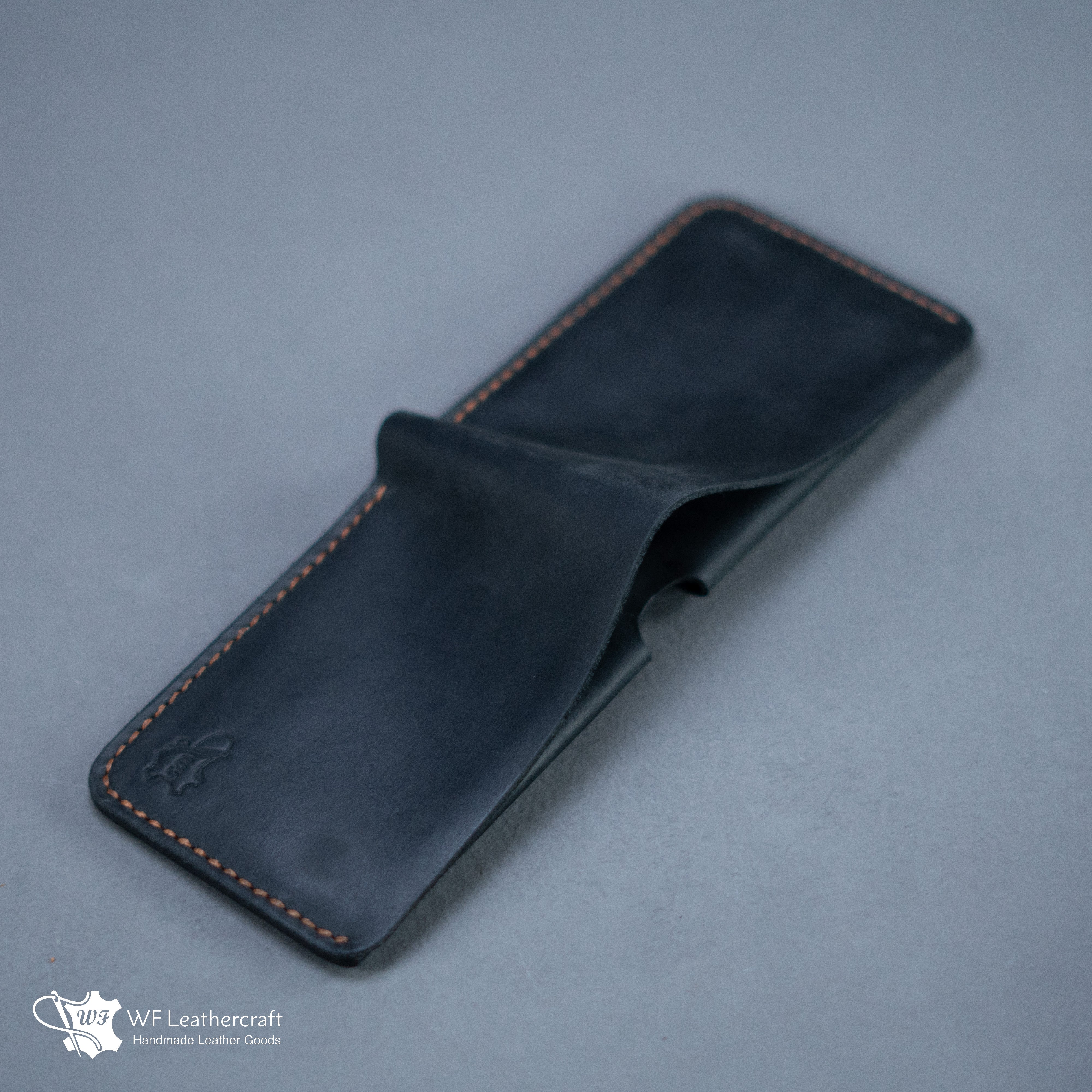 No.98 Bifold leather wallet ( Smoky Black )