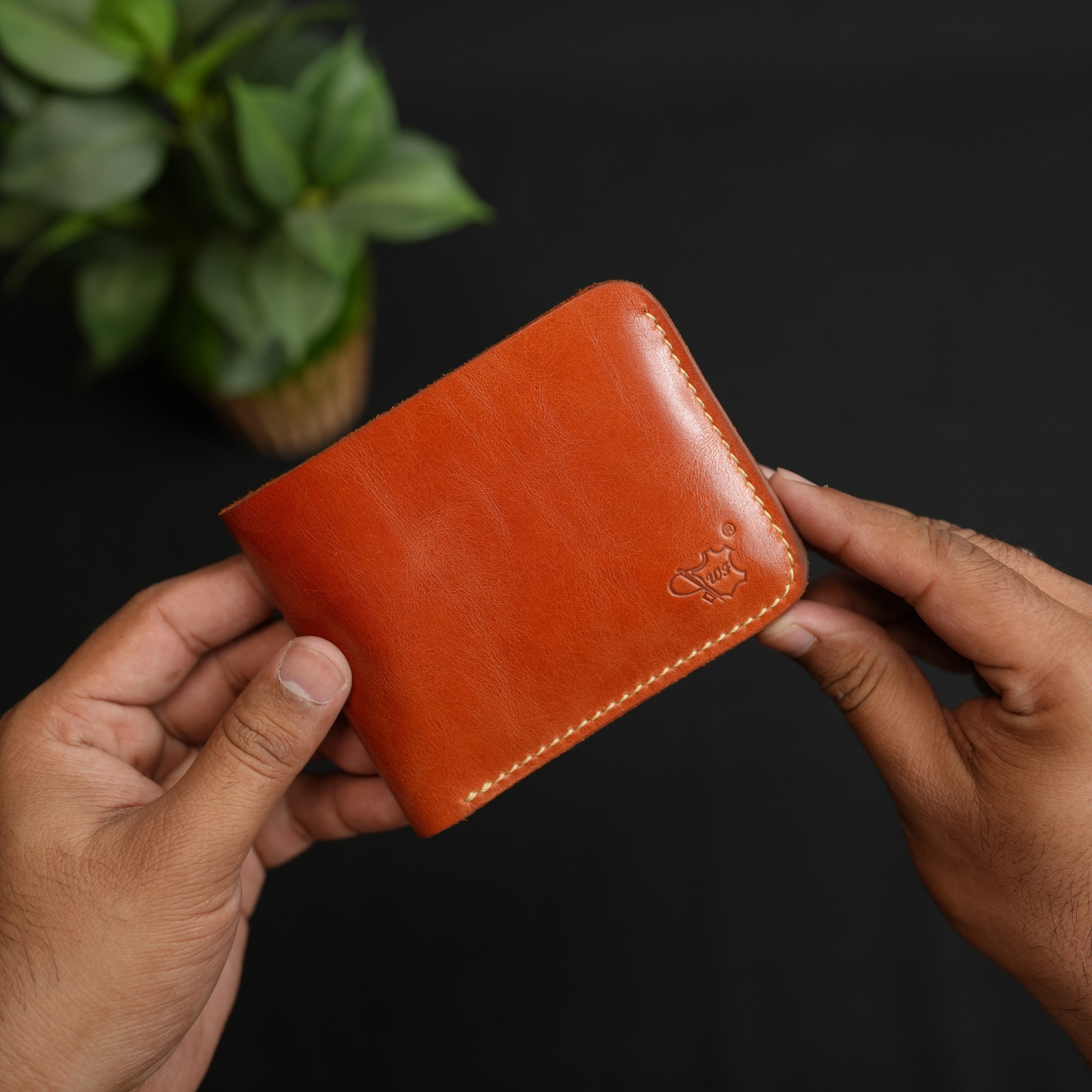 No.55 Pro Classic Bifold Wallet Leather wallet Brithish Tan Color