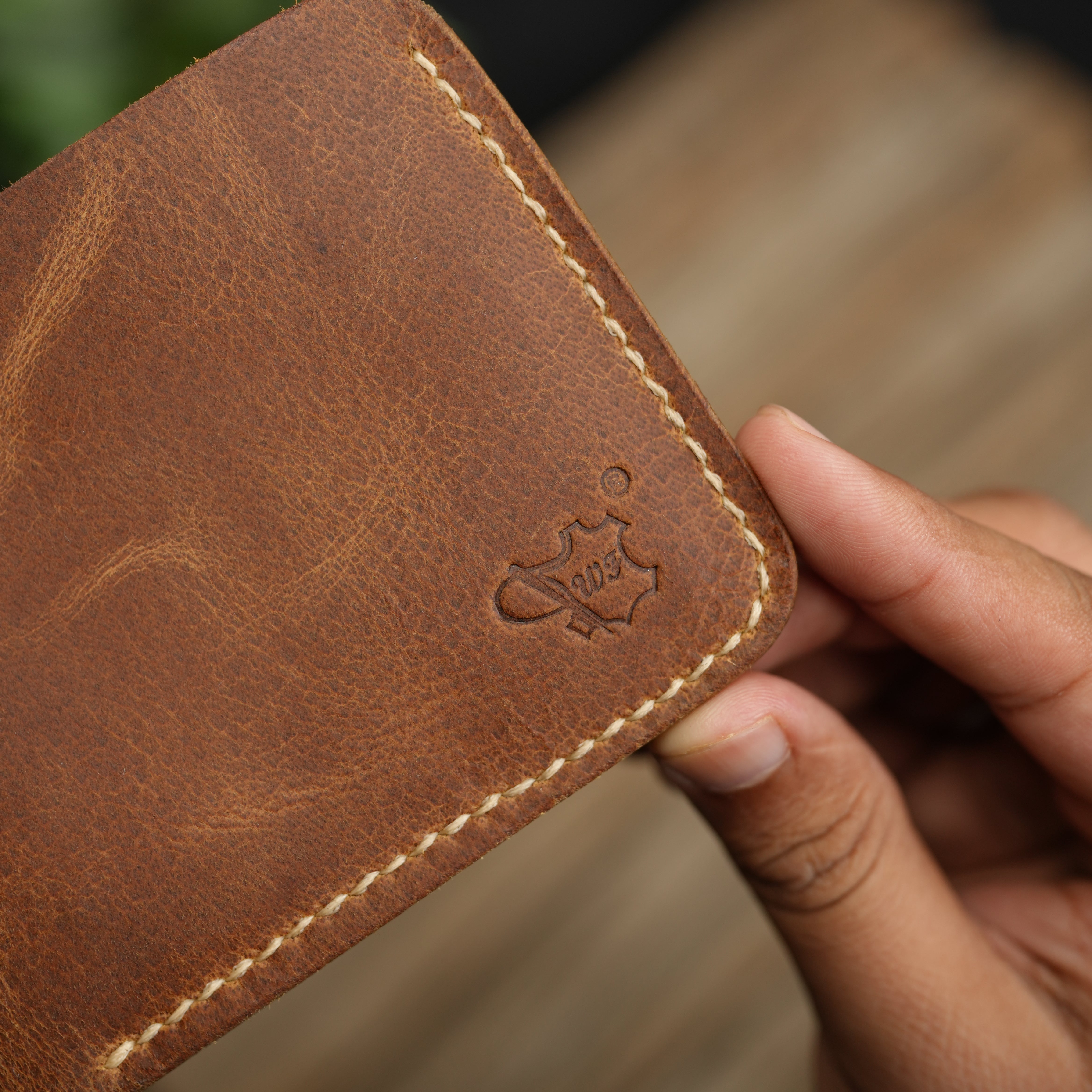 No.55 Pro Classic Bifold Wallet Leather wallet Light Brown Color